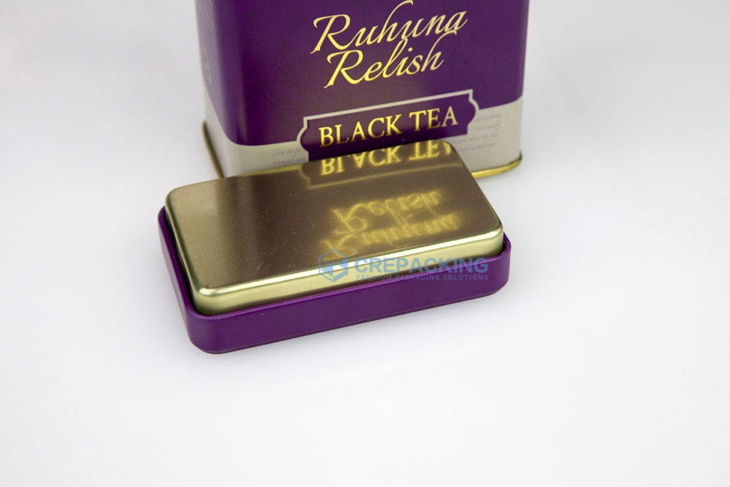 Food Grade Square shape Tin Box for Tea Coffee Gift box