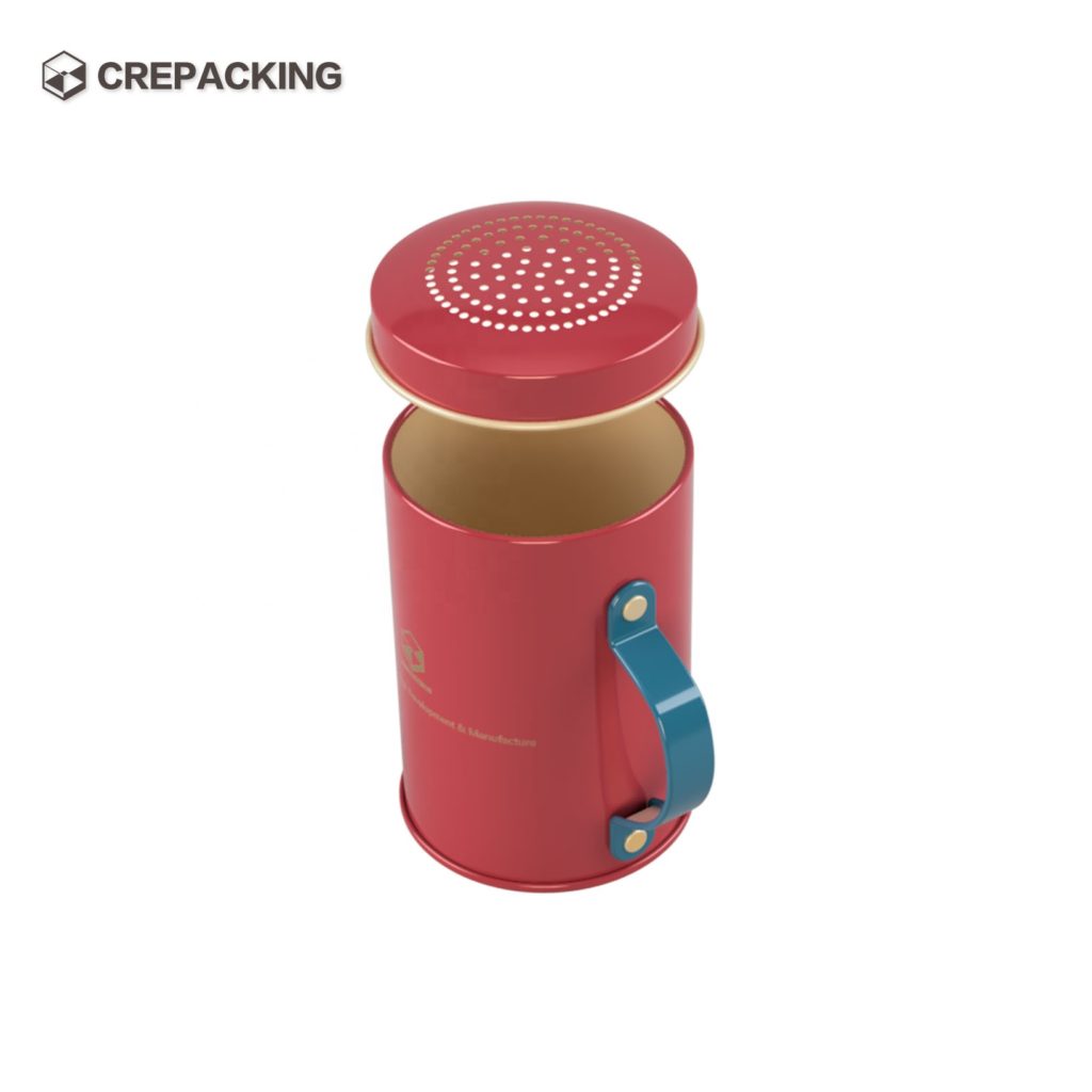 Seasonings tin box with lifting lugs